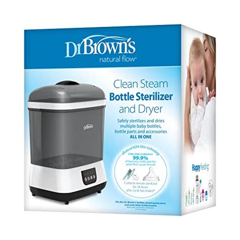 Dr. Browns Clean Steam Baby Bottle and Pacifier Sterilizer and。